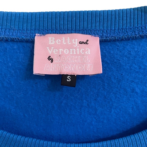 ARCHIE COMICS - Betty & Veronica by Rachel Antonoff Betty BLUE sweater Dress S - Picture 6 of 9